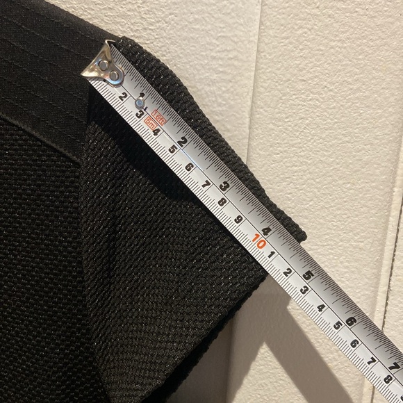 Little black buttoned dress Terra Nostra with belt size small - Picture 10 of 15